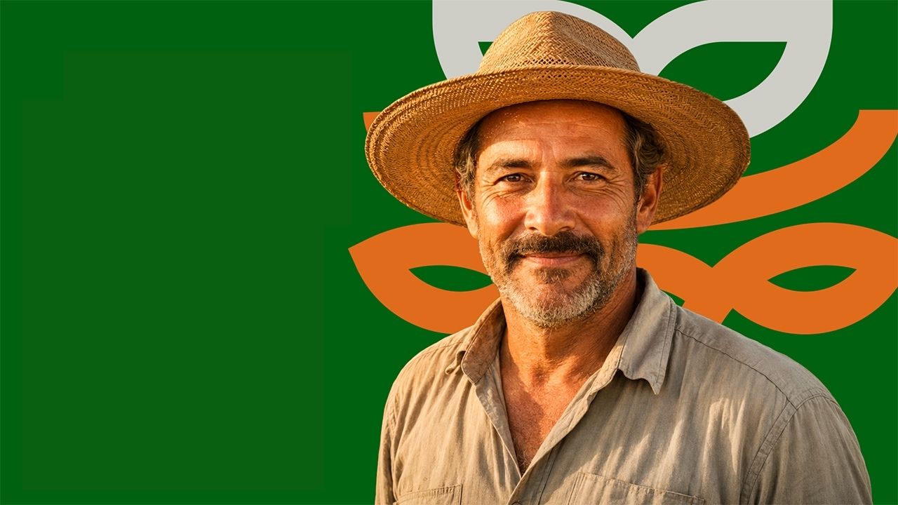 Identidade visual da Raízes & Rebanho representando conhecimento técnico no campo
